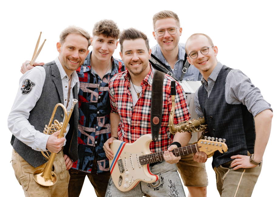 Oktoberfest band: the GRABENLAND BUAM