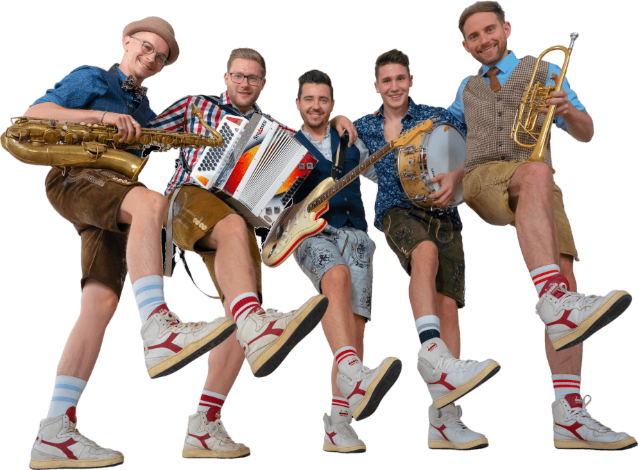 Oktoberfest band: the GRABENLAND BUAM